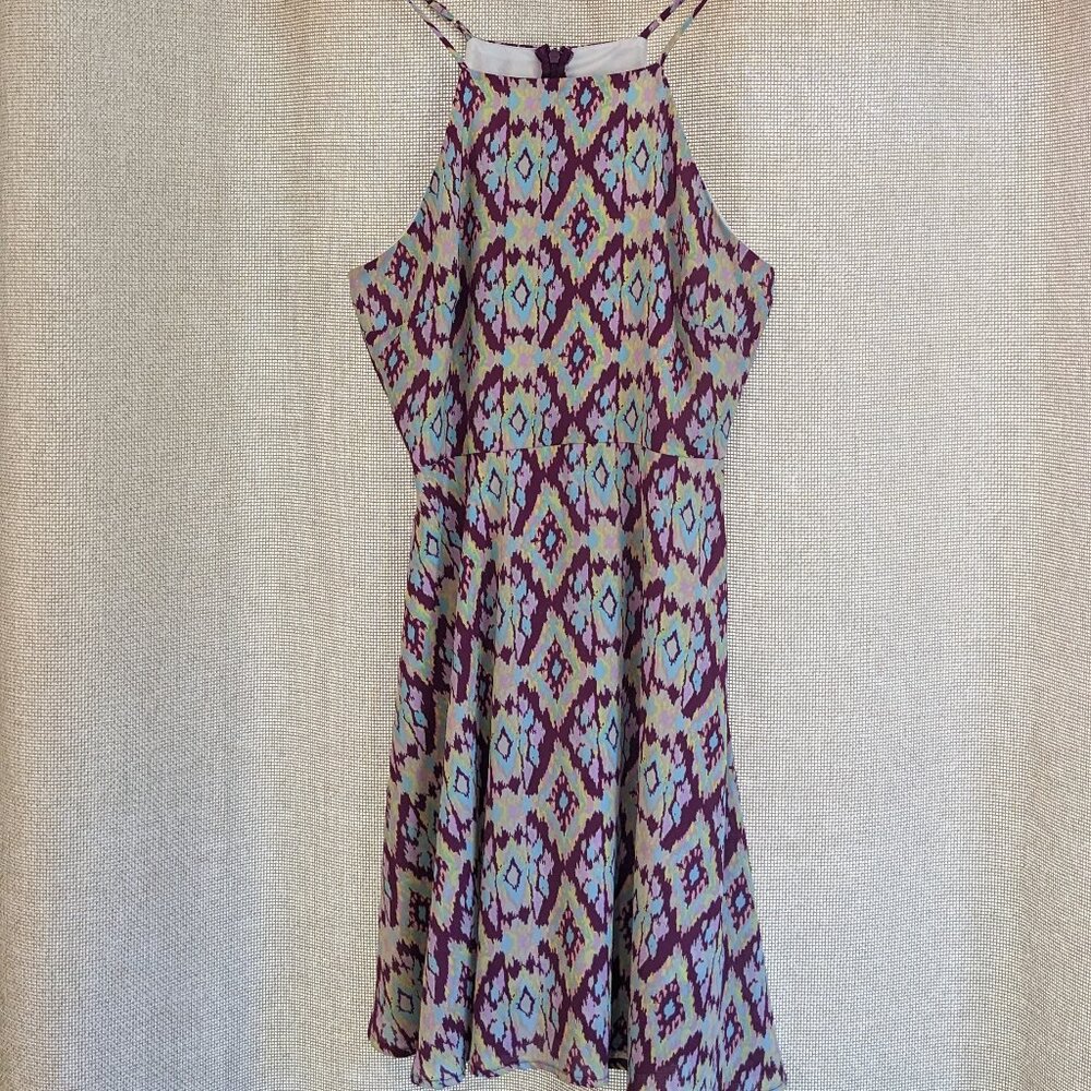 Everly Spaghetti Strap Geometric Pattern Mini Sun… - image 8